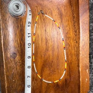 Southwestern Design Seed Bead Necklace
